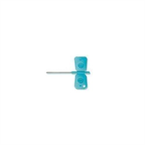 SAFETY AGO A FARFALLA 23G TUBO 300 MM AZZURRO 1 PEZZO